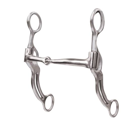 Professional's Choice 7" Swept Back Double Bar Skinny Snaffle