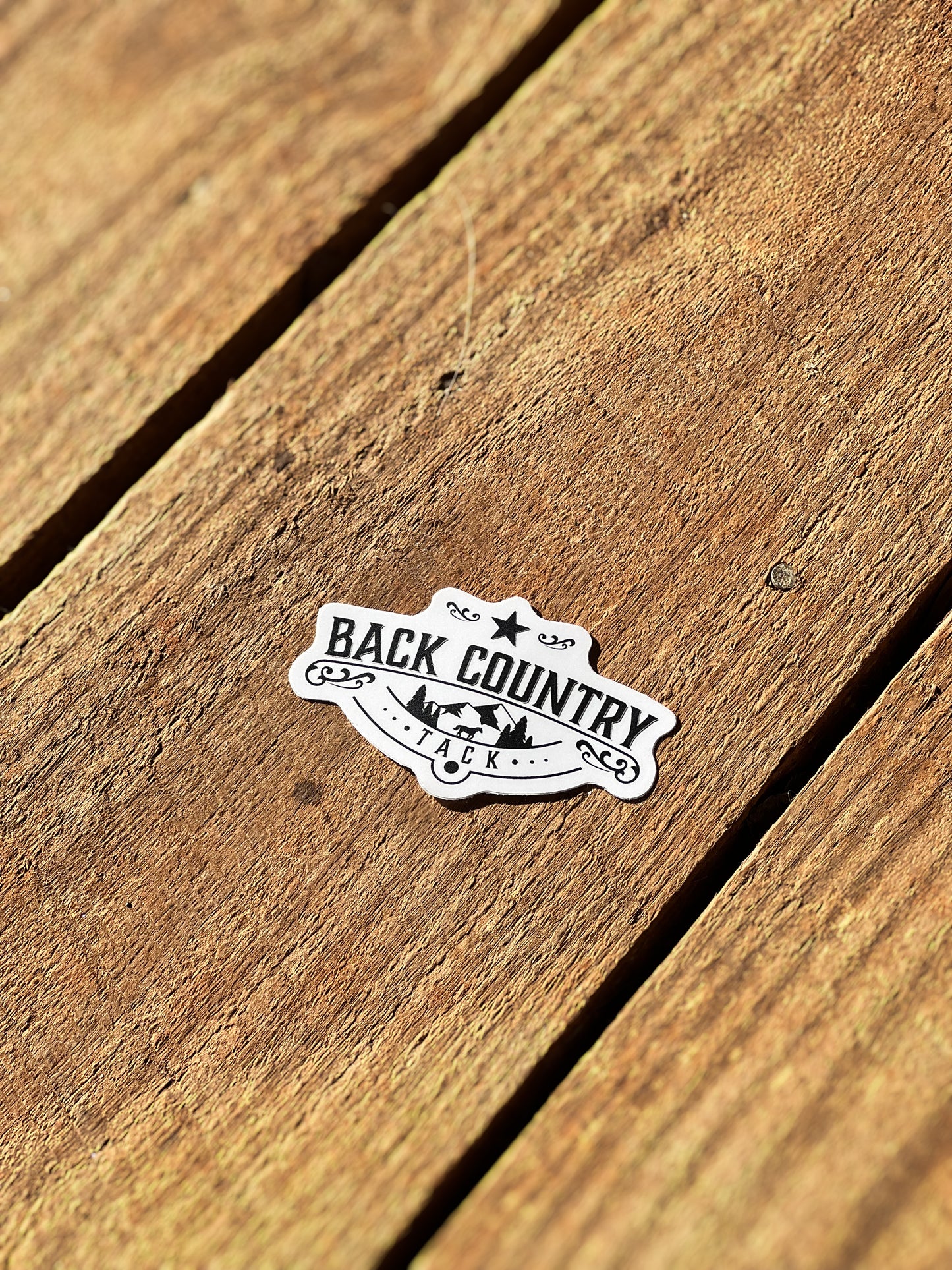 Back Country Tack Sticker