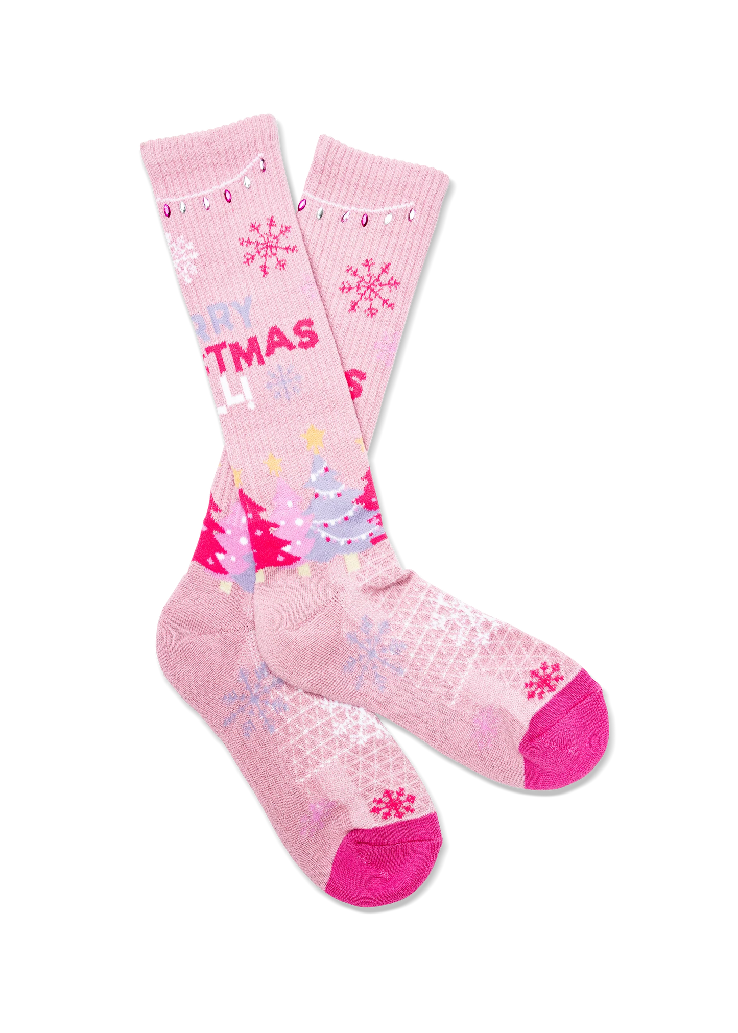 Lucky Chuck Merry Christmas Yall Pink