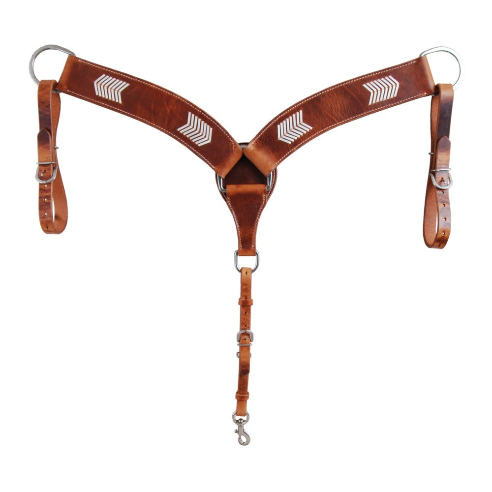 Oxbow Nevada Breast Collar with Rawhide Weaving