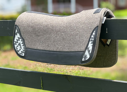 5 Star Performer Pad Grey with Black Wool Inlays