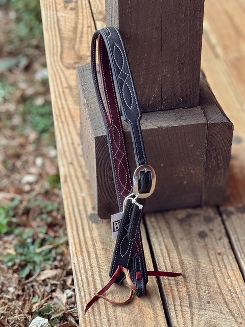 HJ Black Split Ear Headstall