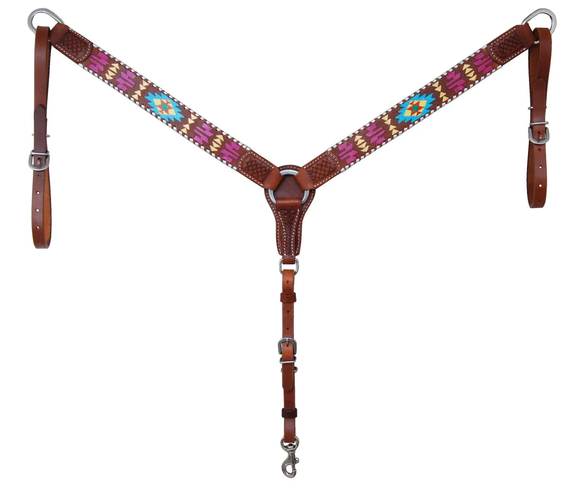 Rafter T Ranch Painted Aztec Breast Collar