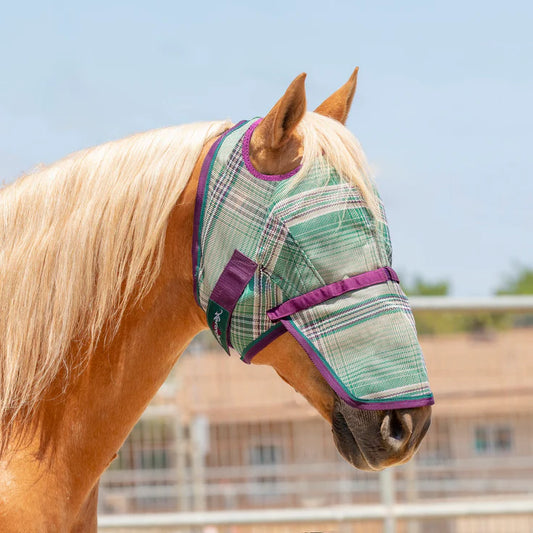 Kensington Fly Mask With Removable Nose- Imperial Jade