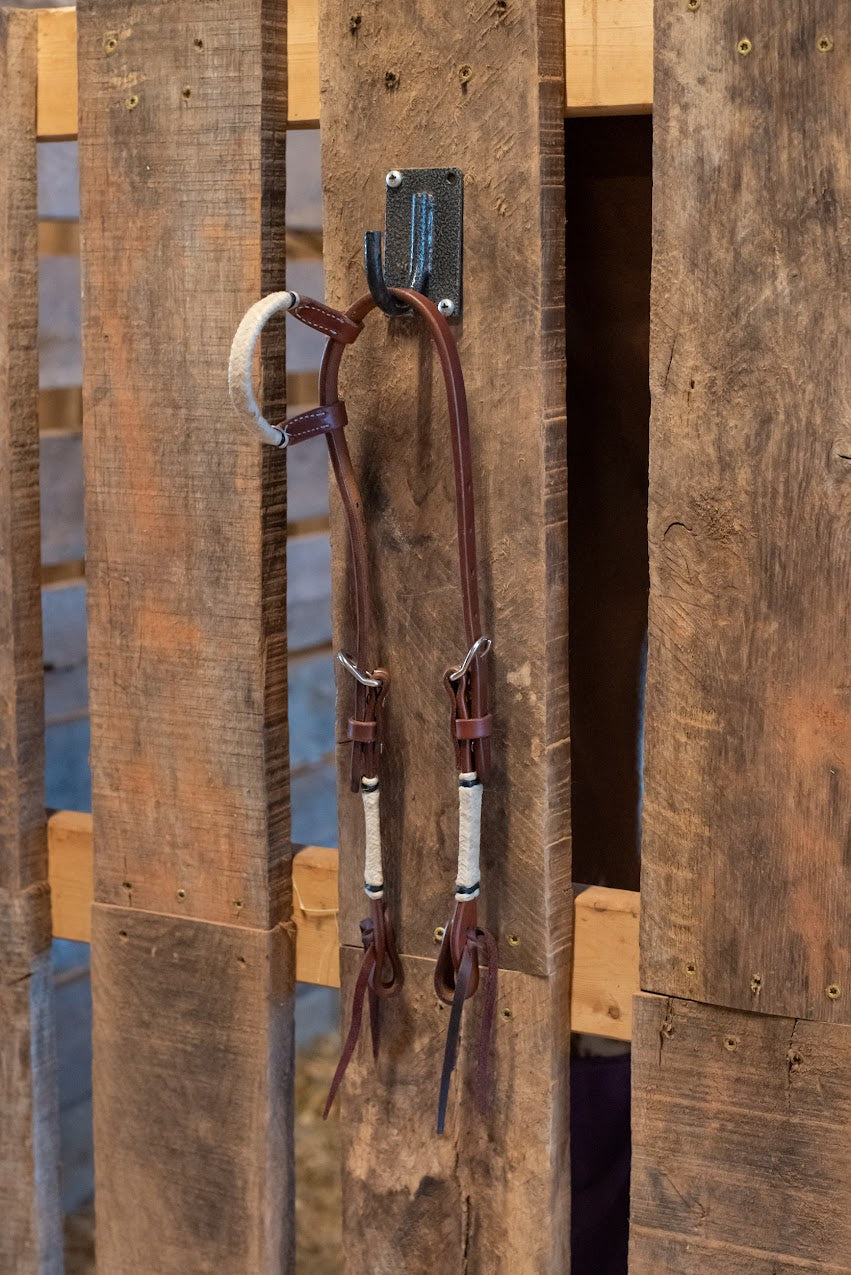 Oxbow Pony Rawhide Slip Ear Headstall