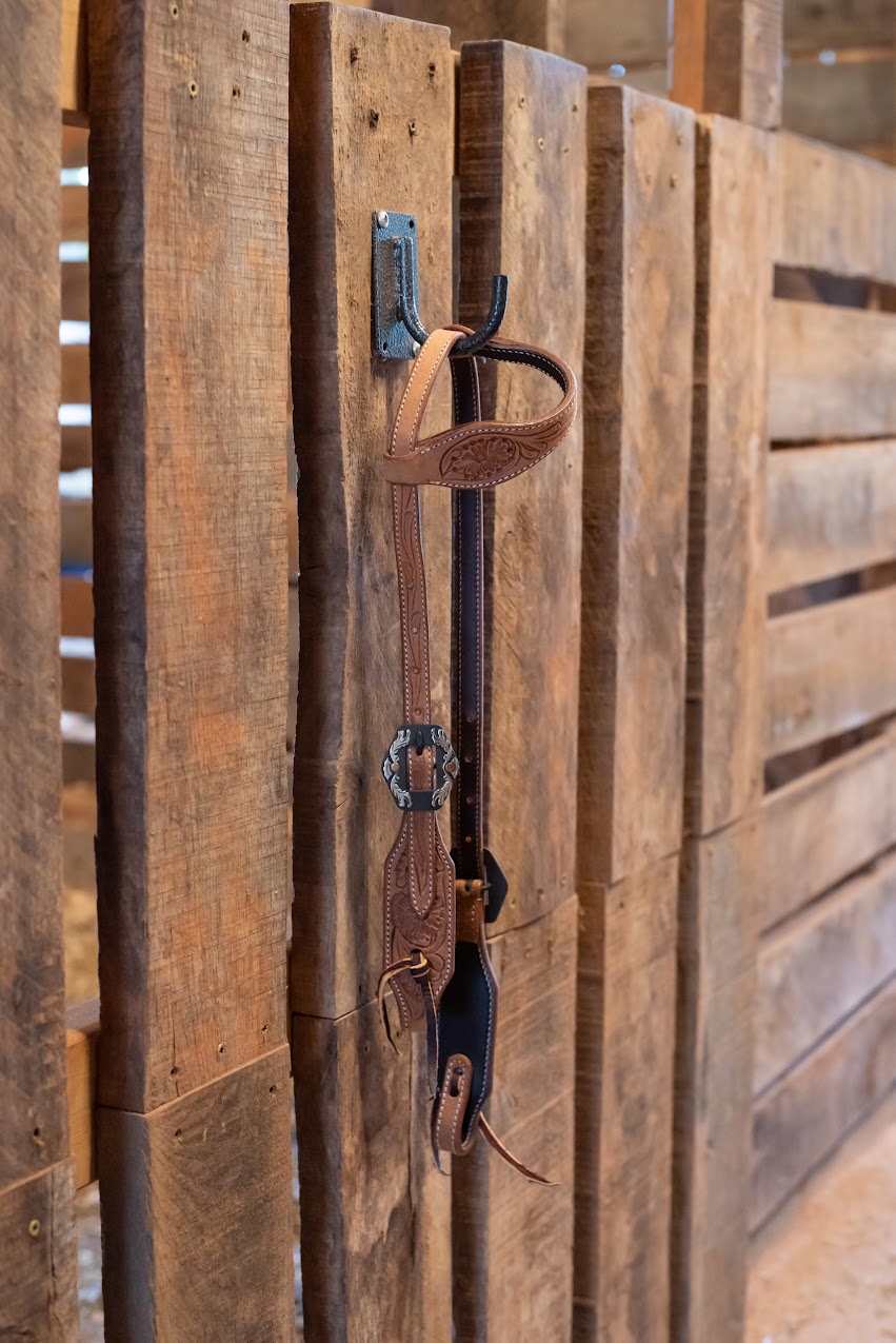 Doc Rough Out Professional's Choice Floral Rough Out One Ear Headstall – Back Country ...