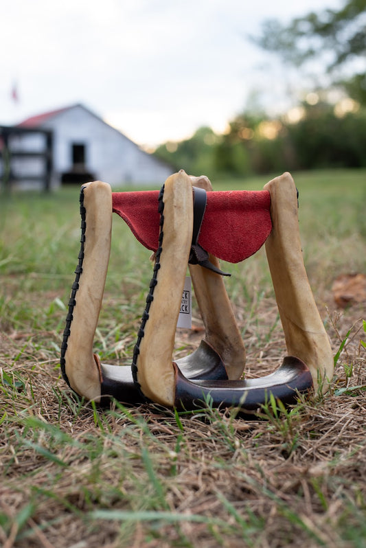 Rawhide Stirrups Set (Consignment)
