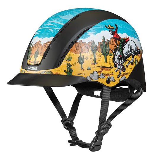 Troxel Spirit Helmet- Bucking Bronc Medium